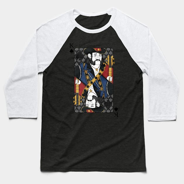 Lemmy-King of Spades Baseball T-Shirt by family love forever